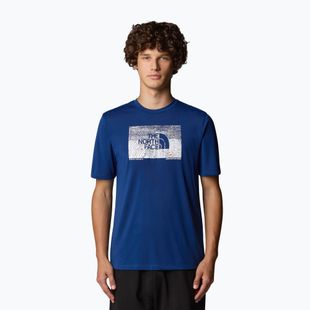 T-shirt uomo The North Face Foundation Abstract Graphic Tee estate blu