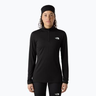 Maglietta donna The North Face Flex 1/4 Zip Slim nero