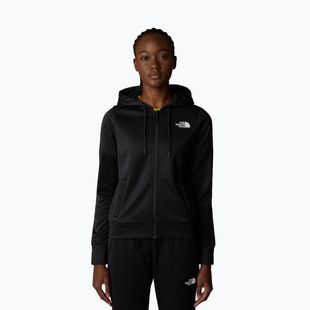 Felpa da donna The North Face Reaxion Fleece Full Zip Hoodie tnf nero