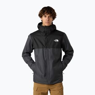 Giacca antipioggia da uomo The North Face Quest Zip-In grigio asfalto/nero