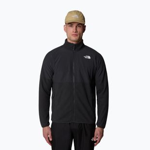 Felpa The North Face Glacier Heavyweight Full Zip da uomo grigio asfalto/nero TNF