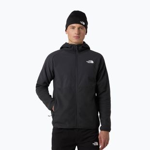 Felpa da uomo The North Face Glacier Heavyweight Full Zip HD asfalto grigio/nero