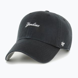 47 Brand MLB New York Yankees Base Runner Script CLEAN UP cap nero