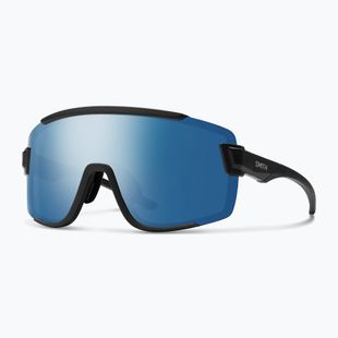Occhiali da sole Smith Wildcat matte black/chrp polarized blue mirror/clear