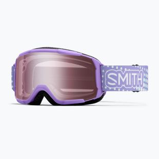 Maschera da sci per bambini Smith Daredevil S2 light lavender dot clouds/ignitor mirror antifog