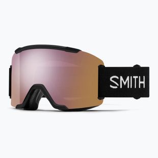 Maschera da sci Smith Squad S2 black/chromapop everyday rose gold mirror