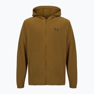 Under Armour Vibe Woven Windbreaker giacca da allenamento da uomo coyote/nero