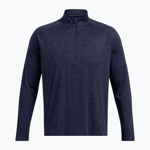 Felpa da uomo Under Armour Tech Textured 1/2 Zip midnight navy/black