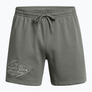Pantaloncini da allenamento Under Armour Project Rock HWT da uomo verde argilla