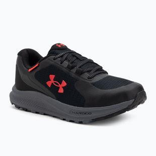 Under Armour Charged Bandit Trail 3 scarpe da corsa da uomo nero/nero/rosso racer