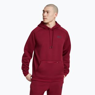 Felpa da uomo Under Armour Fleece Pro Kangra HD cardinale/nero