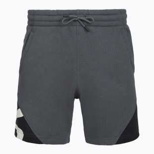 Pantaloncini Under Armour Curry Splash Fleece Uomo castlerock full heather/nero/bianco clay