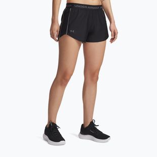 Pantaloncini Under Armour Tech Play Up da donna nero/castano