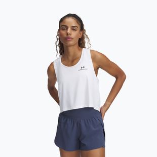 Pantaloncini Under Armour Flex Woven 2in1 donna grigio acquazzone / grigio acquazzone