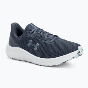 Under Armour Charged Pursuit 4 scarpe da corsa donna grigio acquazzone/grigio acquazzone/ghiaia metallica