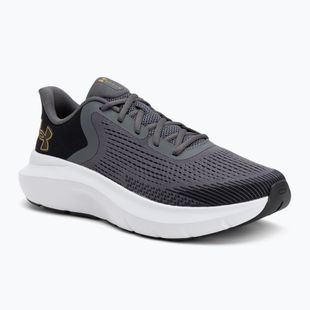 Under Armour Charged Rogue 5, scarpe da corsa da uomo in castlerock/nero/campus gold