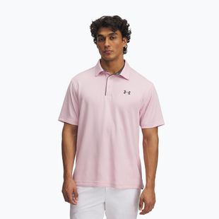 Under Armour Tech Polo prime rosa/grigio polo da uomo
