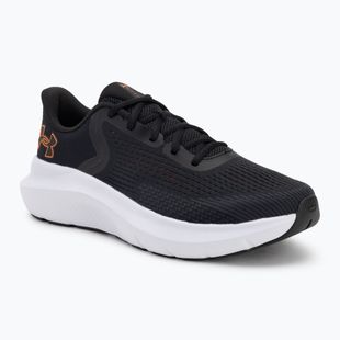 Under Armour Charged Rogue 5, scarpe da corsa da uomo, nero/nero/arancione