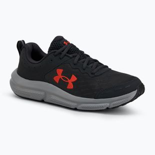 Under Armour Charged Assert 10 scarpe da corsa da uomo antracite/antracite/rosse