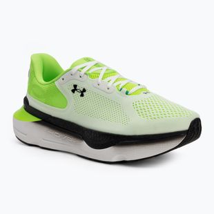 Under Armour Innfinite Pro 2 scarpe da corsa da uomo bianco/iper verde/nero
