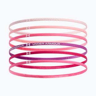 Fascia per la testa per bambini Under Armour Mini Elastic 6 pcs prime pink/white