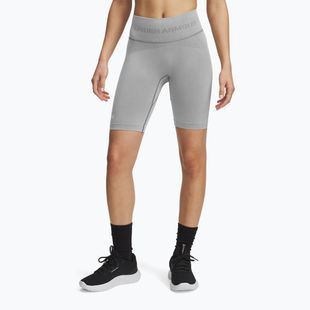 Pantaloncini da allenamento da donna Under Armour Vanish Seamless Washed nero / bianco