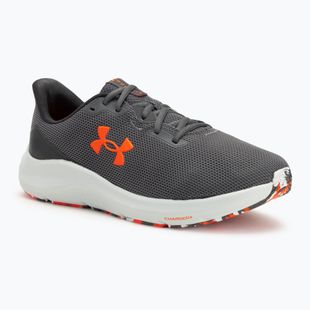 Under Armour Charged Pursuit 4, scarpe da corsa da uomo in castlerock/antracite/arancione brillante