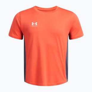 Maglia da calcio Under Armour Challenger Train da bambino grigio fuoco/downpour/bianco