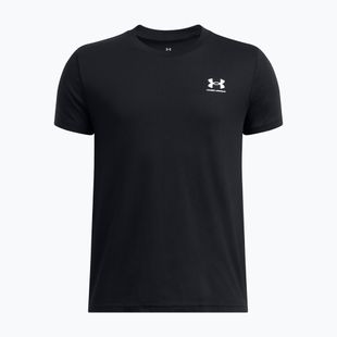 Maglietta per bambini Under Armour Sportstyle Left Chest black