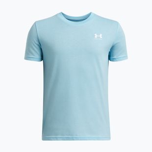 Maglietta per bambini Under Armour Sportstyle Left Chest blue