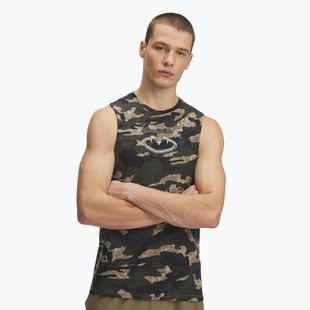 Maglietta Under Armour Project Rock Camo Tank city cachi/verde barocco/bianco clay da uomo