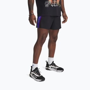 Pantaloncini da allenamento uomo Under Armour Project Rock Colorblock Woven black