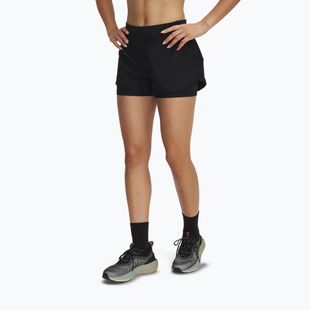 Pantaloncini da corsa Under Armour Launch Pro 3" 2IN1 donna nero / riflettente