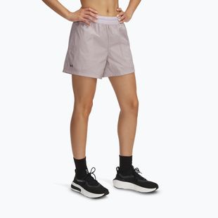 Pantaloncini Under Armour da donna Rival Woven grigio alba/nero