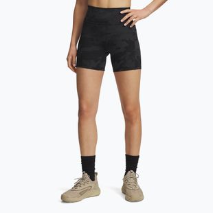 Pantaloncini da allenamento Under Armour Project Rock middy nero/nero da donna