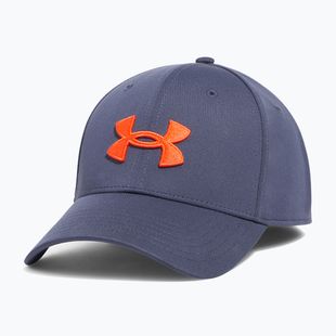 Berretto da baseball Under Armour Blitzing da uomo, grigio acquazzone/fuoco