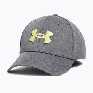 Berretto da baseball Under Armour Blitzing da uomo, color castlerock/giallosonico