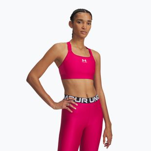 Reggiseno sportivo Under Armour HeatGear Armour High shaded fuchsia