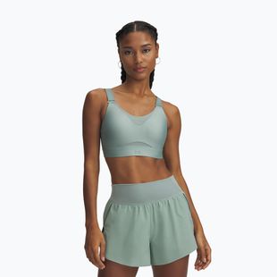 Reggiseno da allenamento Under Armour Infinity High 2.0 verde silicio