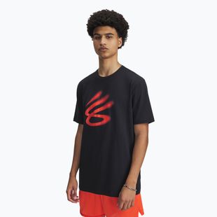 Under Armour Curry Playable 1 Basketball Tee nero/fuoco