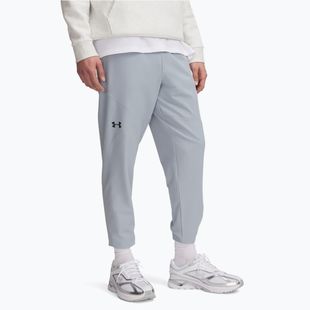 Pantaloni da allenamento Under Armour Unstoppable Tapered harbor blu/nero per uomo