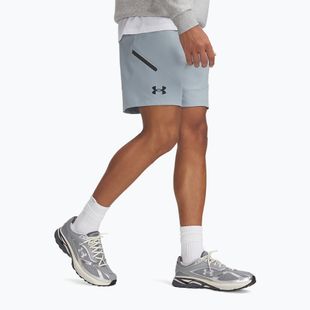 Pantaloncini da uomo Under Armour Unstoppable harbor blu/nero