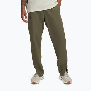 Pantaloni da allenamento uomo Under Armour Rival Woven Windbreaker Pant marine od green/marine od green/black