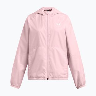Giacca antivento da bambino Under Armour Sport Windbreaker pink