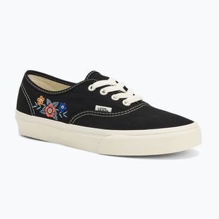 Scarpe Vans Authentic nere a fiori