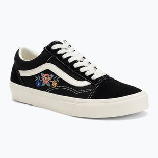Scarpe Vans Old Skool nere a fiori
