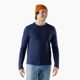 Maglia a maniche lunghe da trekking uomo Smartwool Perfect Crew deep navy