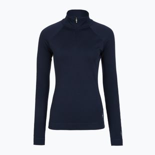 Felpa termica donna Smartwool Classic Thermal Merino Base Layer 1/4 Zip Boxed deep navy