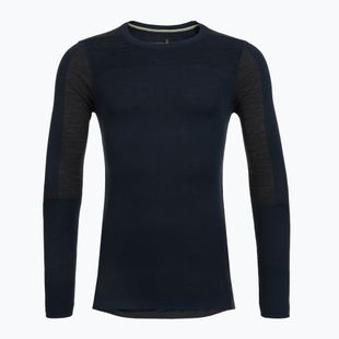 Maglia termica a maniche lunghe da uomo Smartwool Intraknit Thermal Merino Baselayer Colorblock Crew deep navy/charcoal