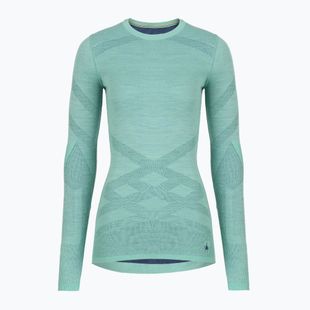 Maglia termica a maniche lunghe da donna Smartwool Intraknit Thermal Merino Baselayer Crew pacific blue/nightfall blue